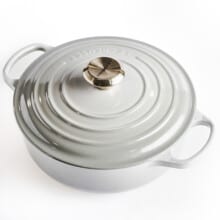 Dutch oven with white background