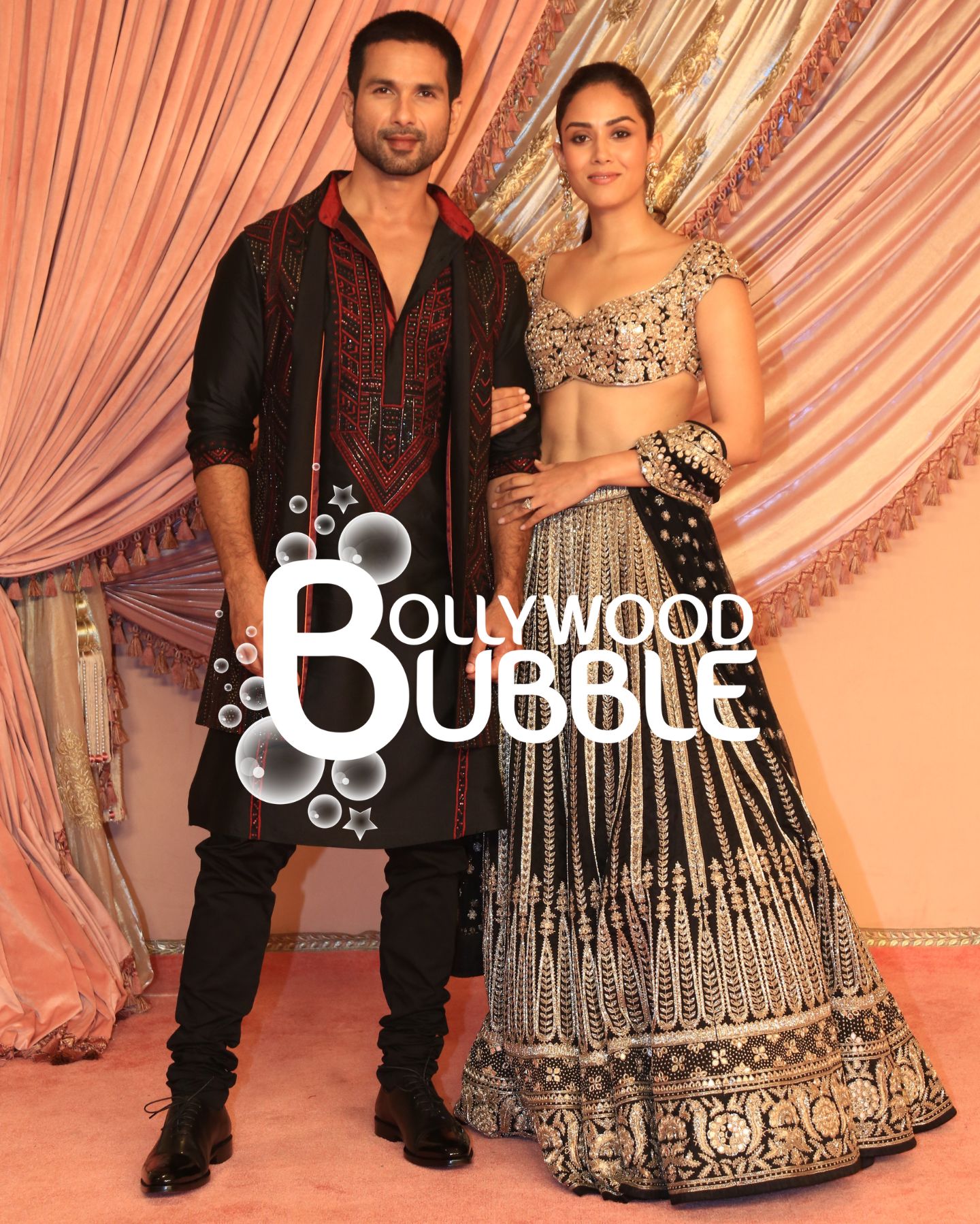 Shahid Kapoor and Mira Kapoor in Anant Ambani-Radhika Mercant