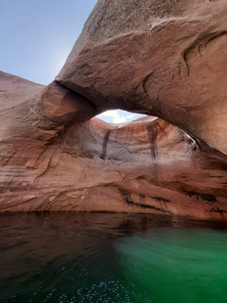 The Double Arch at Glen Canyon National Recreation Area Credit: National Park Service