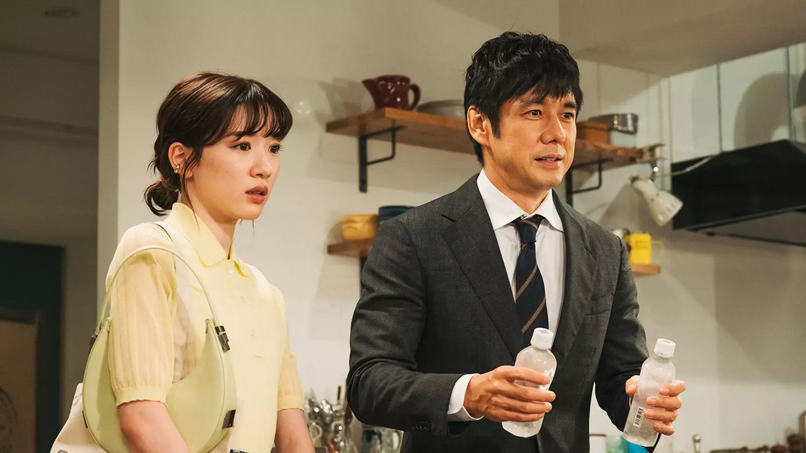 Hidetoshi Nishijima and Mei Nagano in the Japanese remake of The Intern, Unicorn ni Notte o Riding a Unicorn