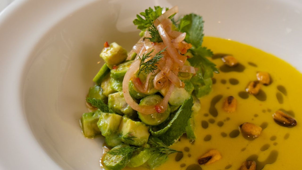 Avocado Ivy Gourd Ceviche Tiger's Milk