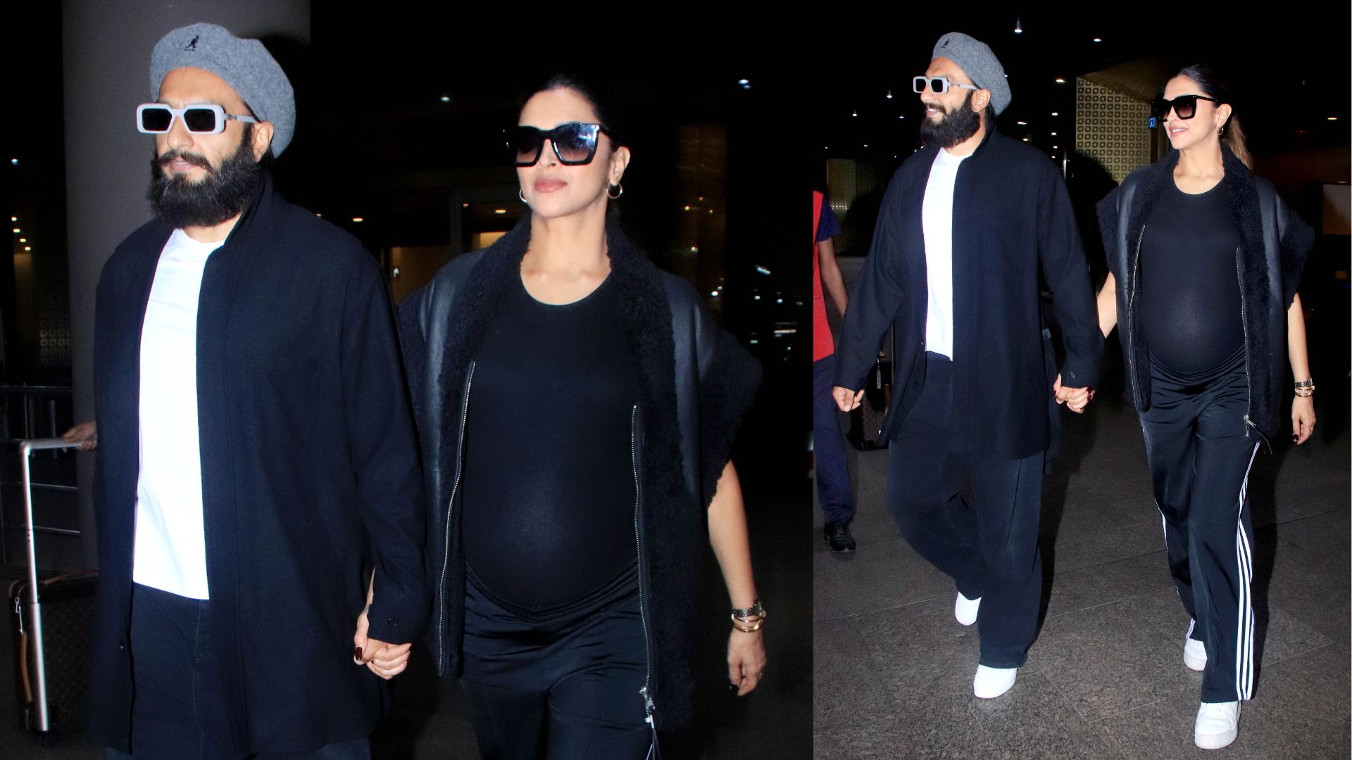 Deepika in a sporty look: sweatpants, a fitted T-shirt and a jacket. (Yogen Shah)