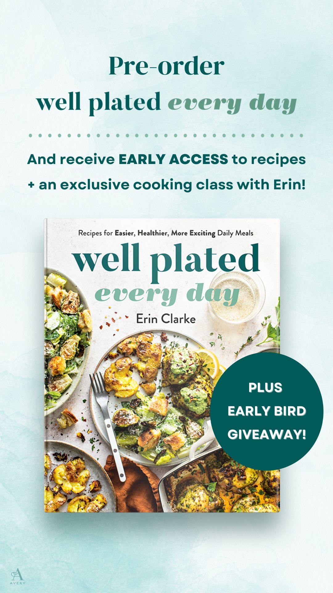 Graphic advertising the Well Plated Every Day pre-order bundle