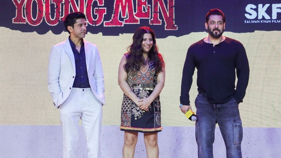 Farhan Akhtar, Zoya Akhtar and Salman Khan are co-producers of Angry Young Men (PTI)