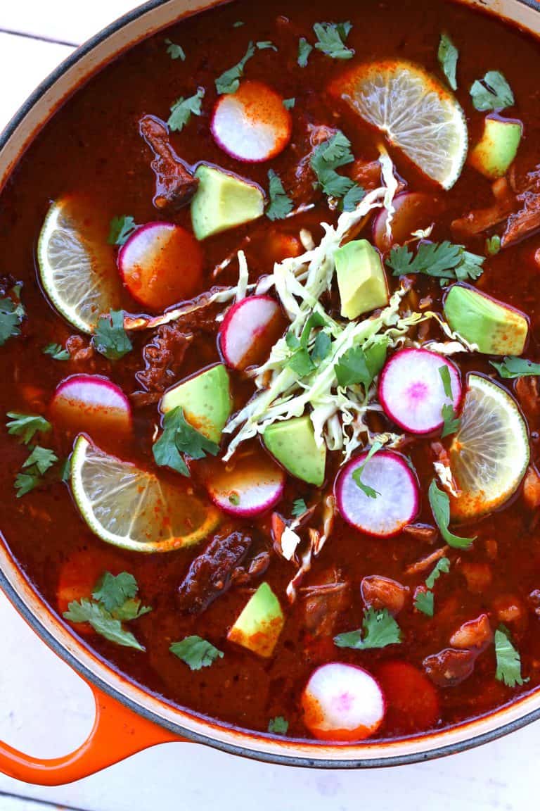 red pozole recipe