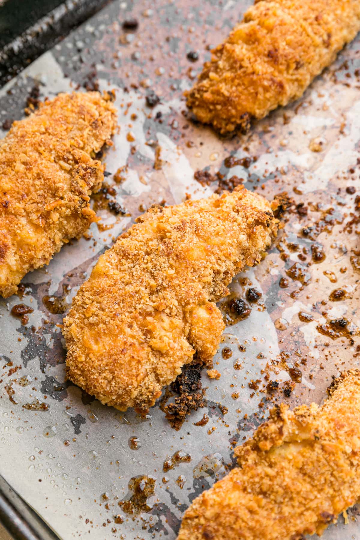 Pretzel Crusted Chicken Strips with Honey Mustard