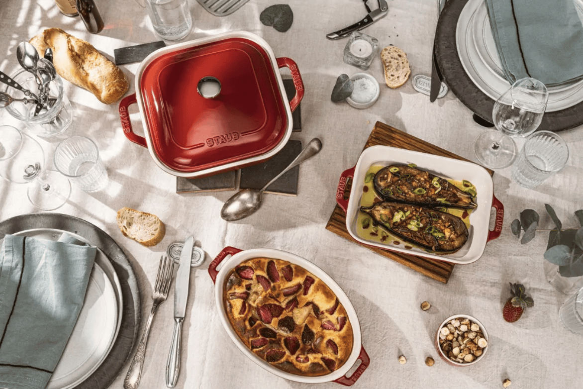 Staub 4-piece ceramic set