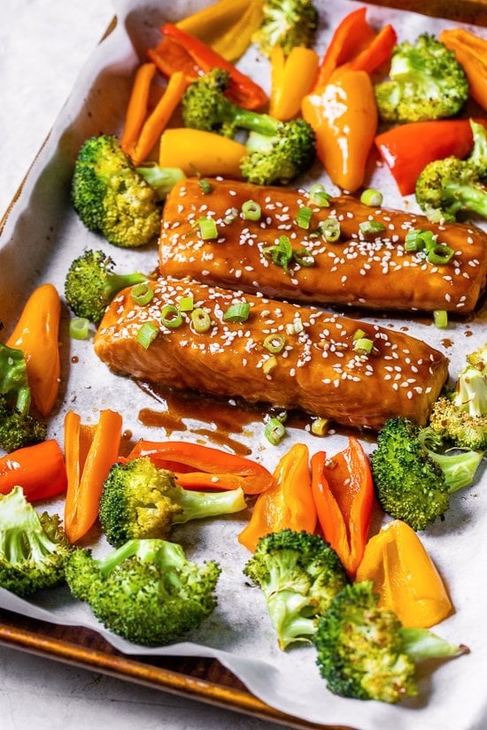 Pan-fried Teriyaki Salmon