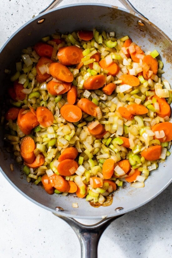 Sauté vegetables