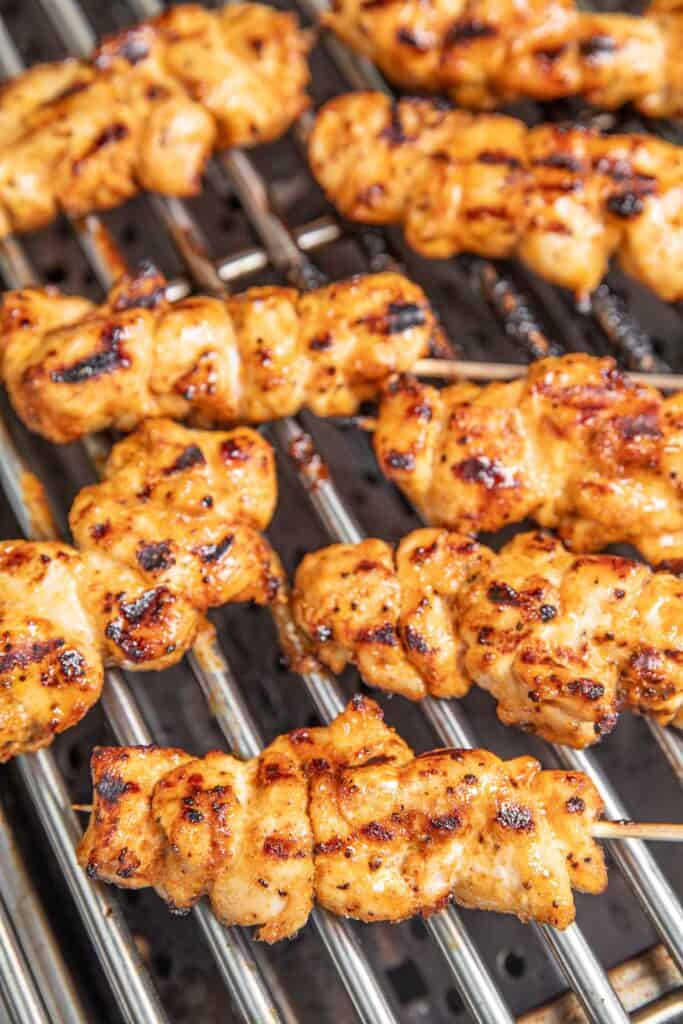 grilled chicken skewers