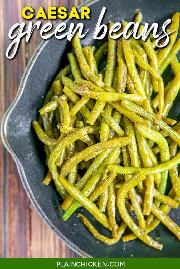 green bean pan