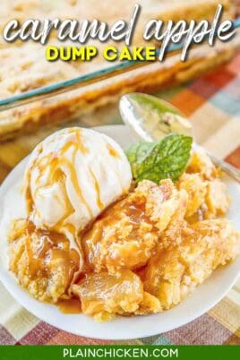 Caramel Apple Pie Plate