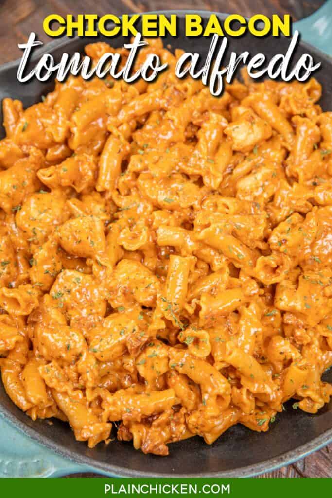 Chicken Pasta Skillet with Text Overlay