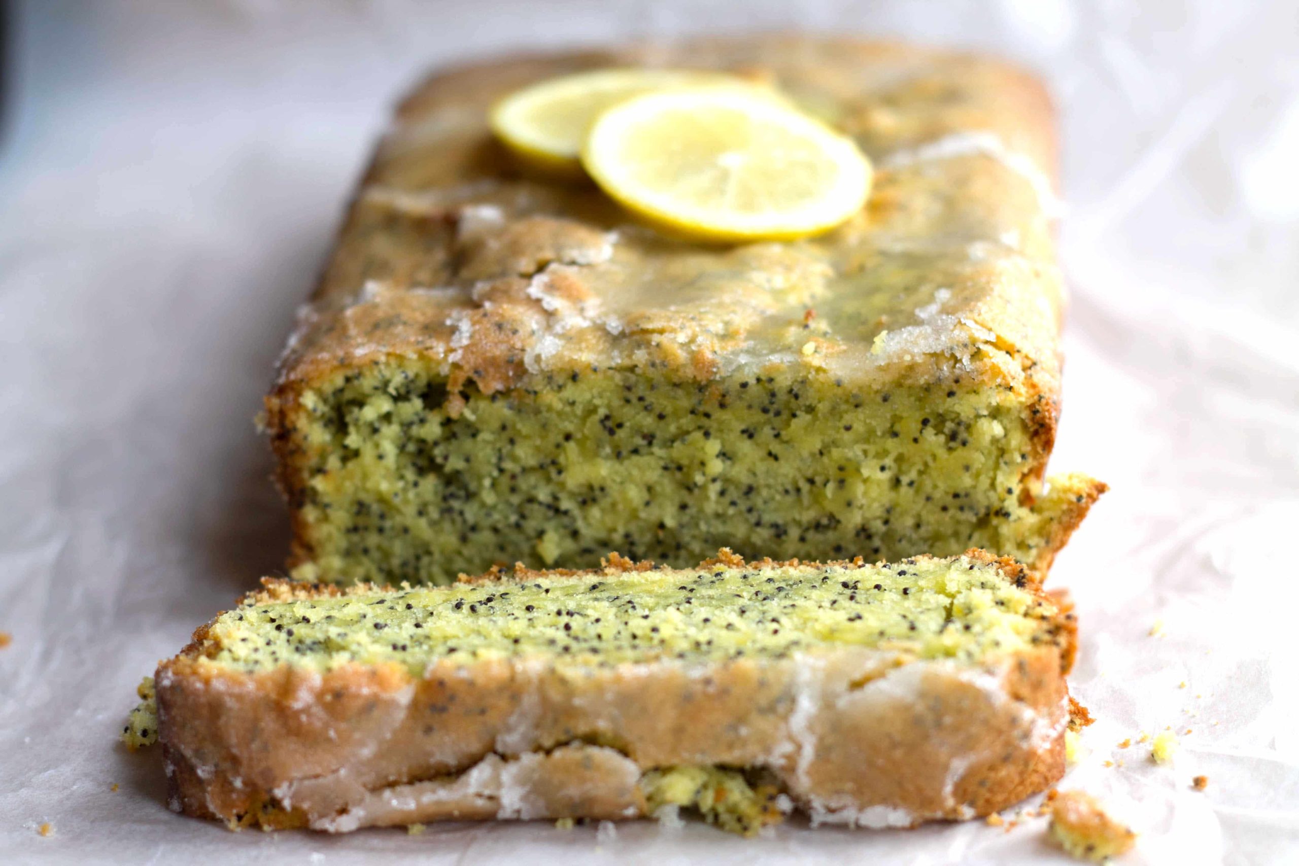 Lemon Poppy Seed Cake - Erren's Kitchen - Lemon Poppy Seed Cake is a classic English recipe. Poppy seeds add a special touch to this classic citrus cake with a crunchy sugar topping and a moist texture.