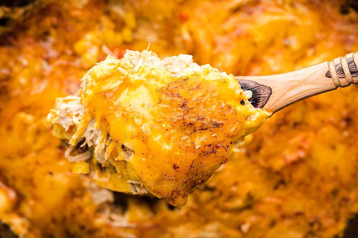 Chicken Enchilada Casserole. 