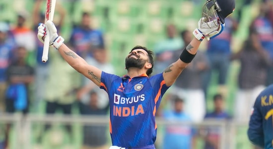 Virat Kohli is the fastest batsman to reach 13,000 runs in ODIs in terms of innings. By reaching 13,000 runs in just 267 ODI innings, Kohli broke the record of Sachin Tendulkar, who reached 13,000 runs in ODIs in 321 innings. (Image: Reuters)