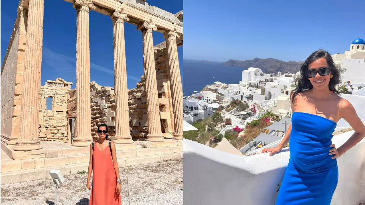 Sunny days in Greece at Pragya Vermas