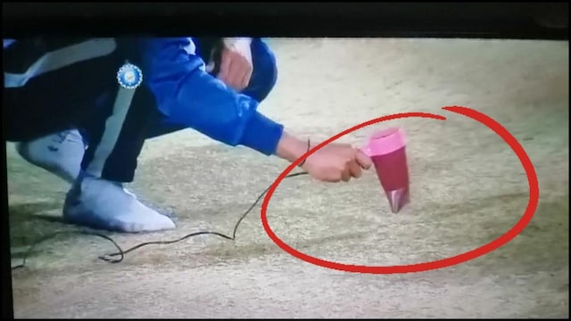 Unique ways to dry a cricket pitch in India