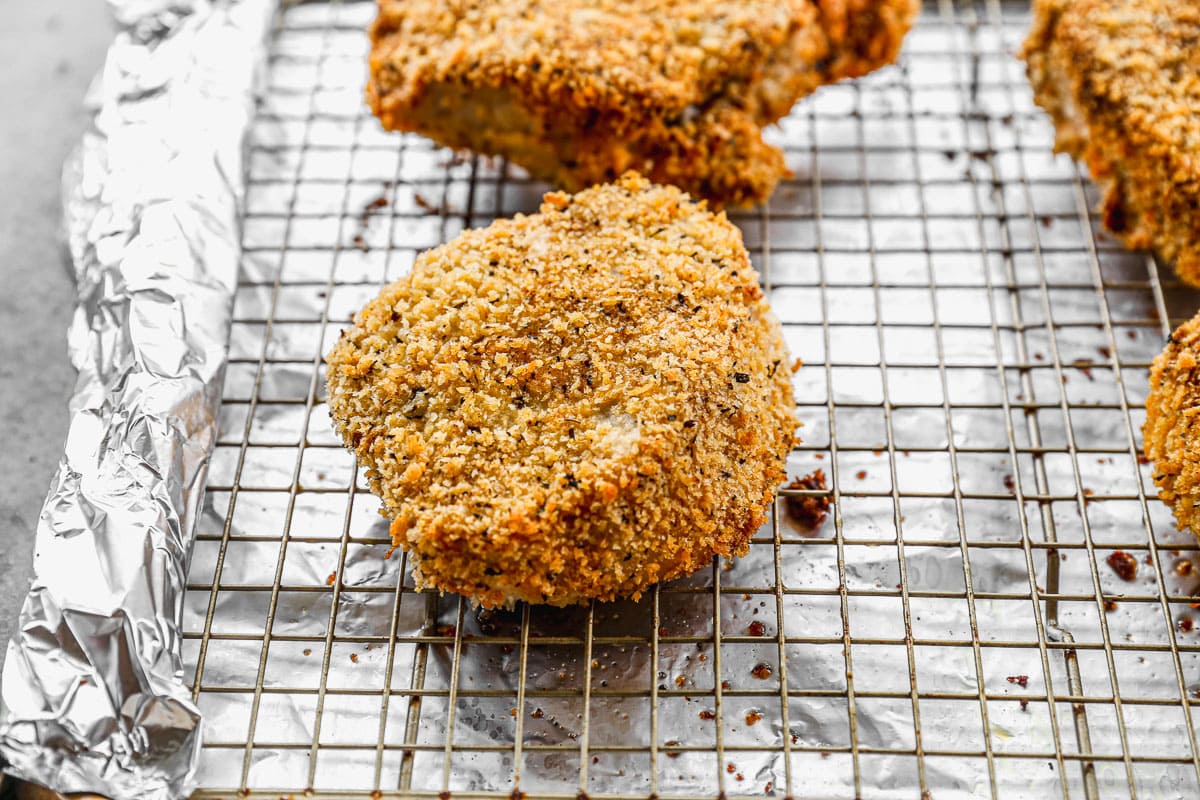 recipe for oven fried breaded pork chops