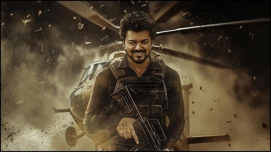 Vijay in a still from Venkat Prabhu's The GOAT.