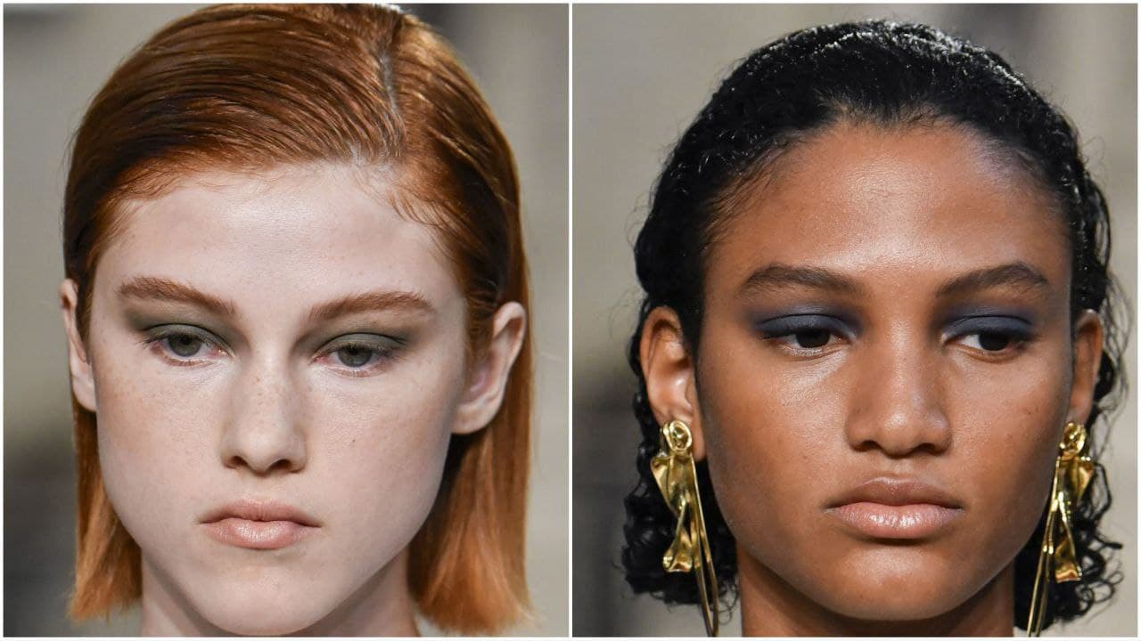 At LFW, cool-toned smoky eye makeup was on display. (AP Photo)