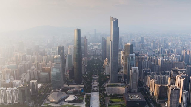 8. Guangzhou CTF Financial Centre, Guangzhou, China | The Guangzhou CTF Financial Centre stands at 530 meters and is one of the tallest buildings in the world. It has 111 floors and adds to Guangzhou’s growing skyline.