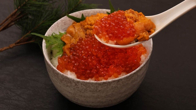 2. Hokkaido Sea Urchin | Native to Japan, the Hokkaido sea urchin is famous for its creamy texture and delicate salty flavour. The high cost of this delicacy is due to the laborious harvesting process and careful handling required to maintain its quality. (Image: Shutterstock)