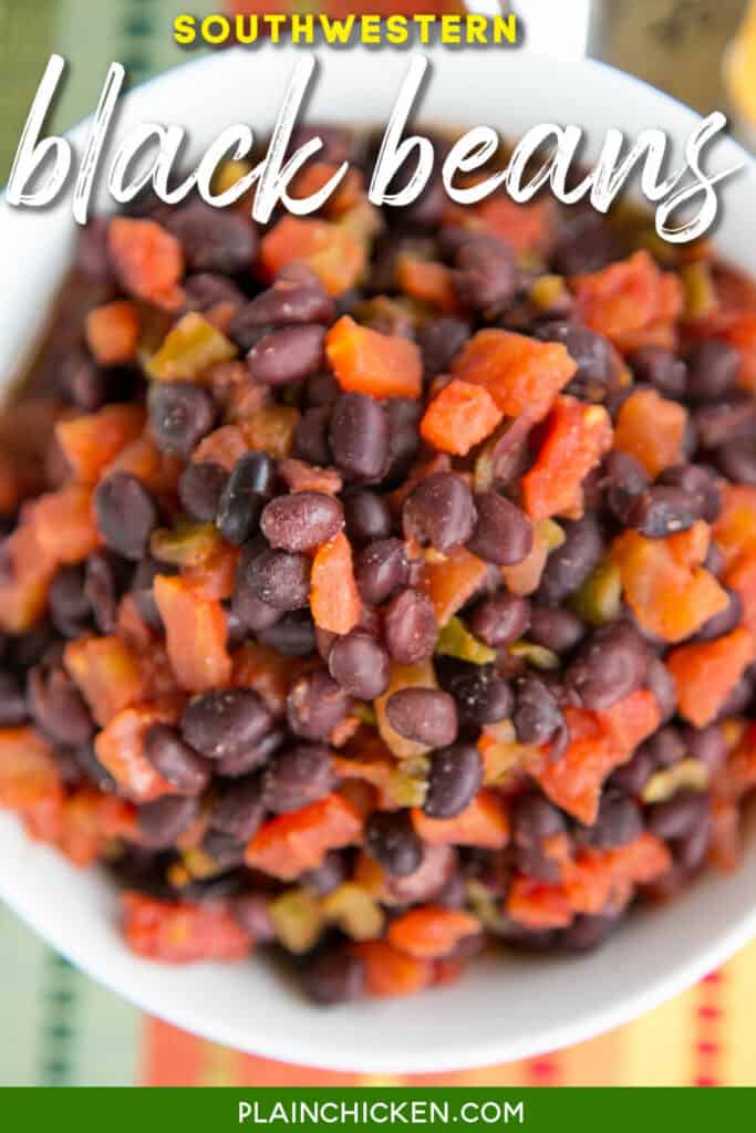 black bean bowl