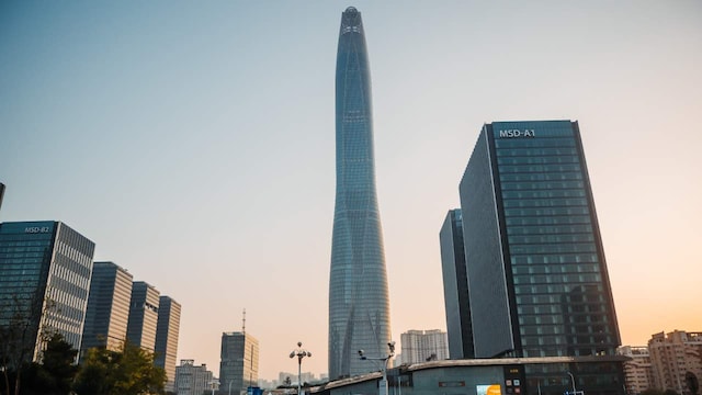 8. Tianjin CTF Financial Center, Tianjin, China | Ranked eighth at 530 meters tall, Tianjin CTF Financial Center is tied with Guangzhou CTF Financial Center for height. It also has 98 floors, enhancing Tianjin’s architectural prominence. (Image: Shutterstock)