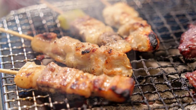 #9. Yakitori (Japan) | Yakitori, a Japanese dish of skewered and grilled chicken, can be extremely expensive when prepared with premium ingredients and exceptional skill. Gourmet versions of yakitori, using rare or prime cuts of chicken, are highly sought after at upscale dining establishments. (Image: Shutterstock)