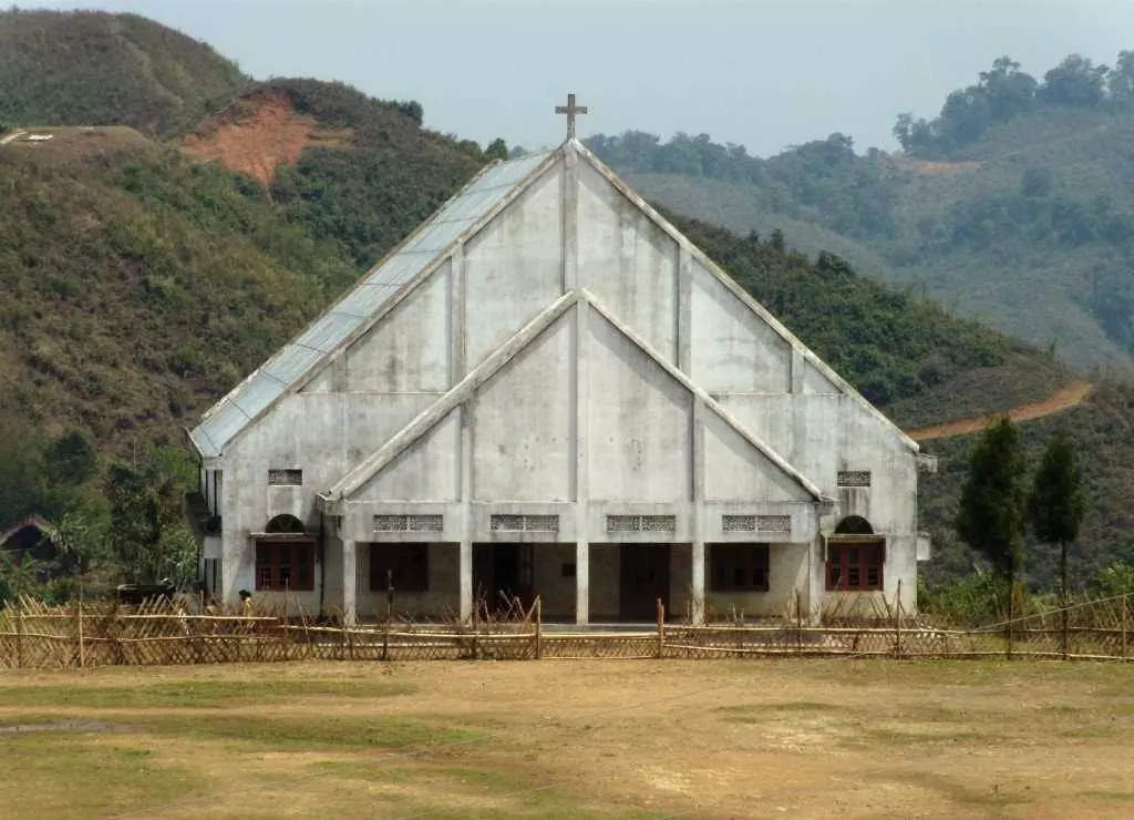 The church at Longwa