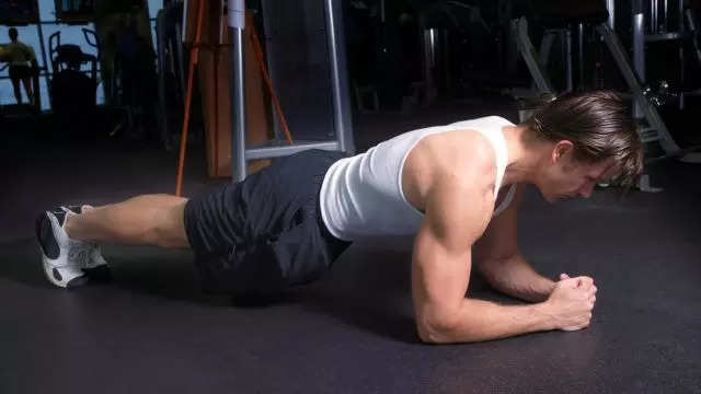 plank pose