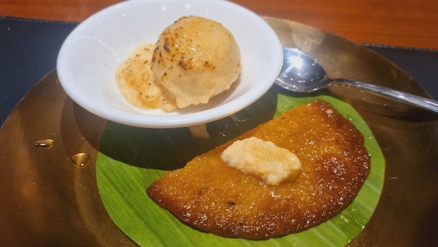 Baked Chenar Malpua and Rosogulla