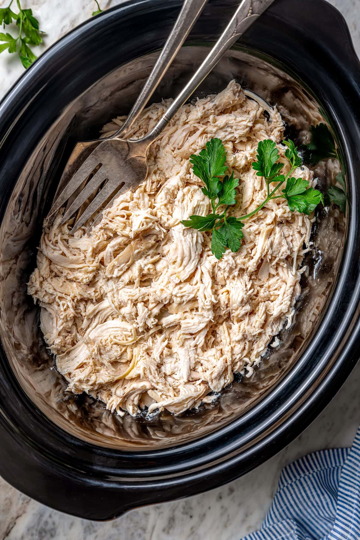 Slow Cooker Shredded Chicken