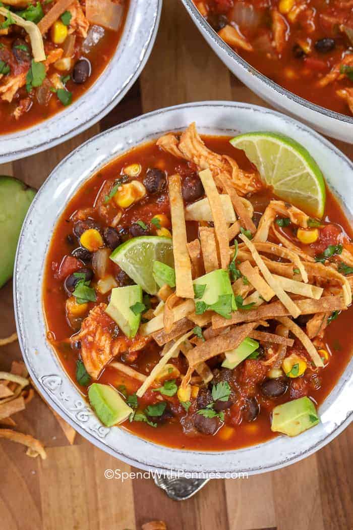 lime chicken tortilla soup