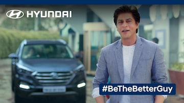 SRK in Hyundai's Be The Better Guy campaign in 2017 (Source: Hyundai India)